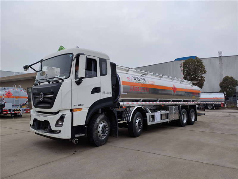 國六東風(fēng)天龍柴汽油25.2方鋁合金油罐車